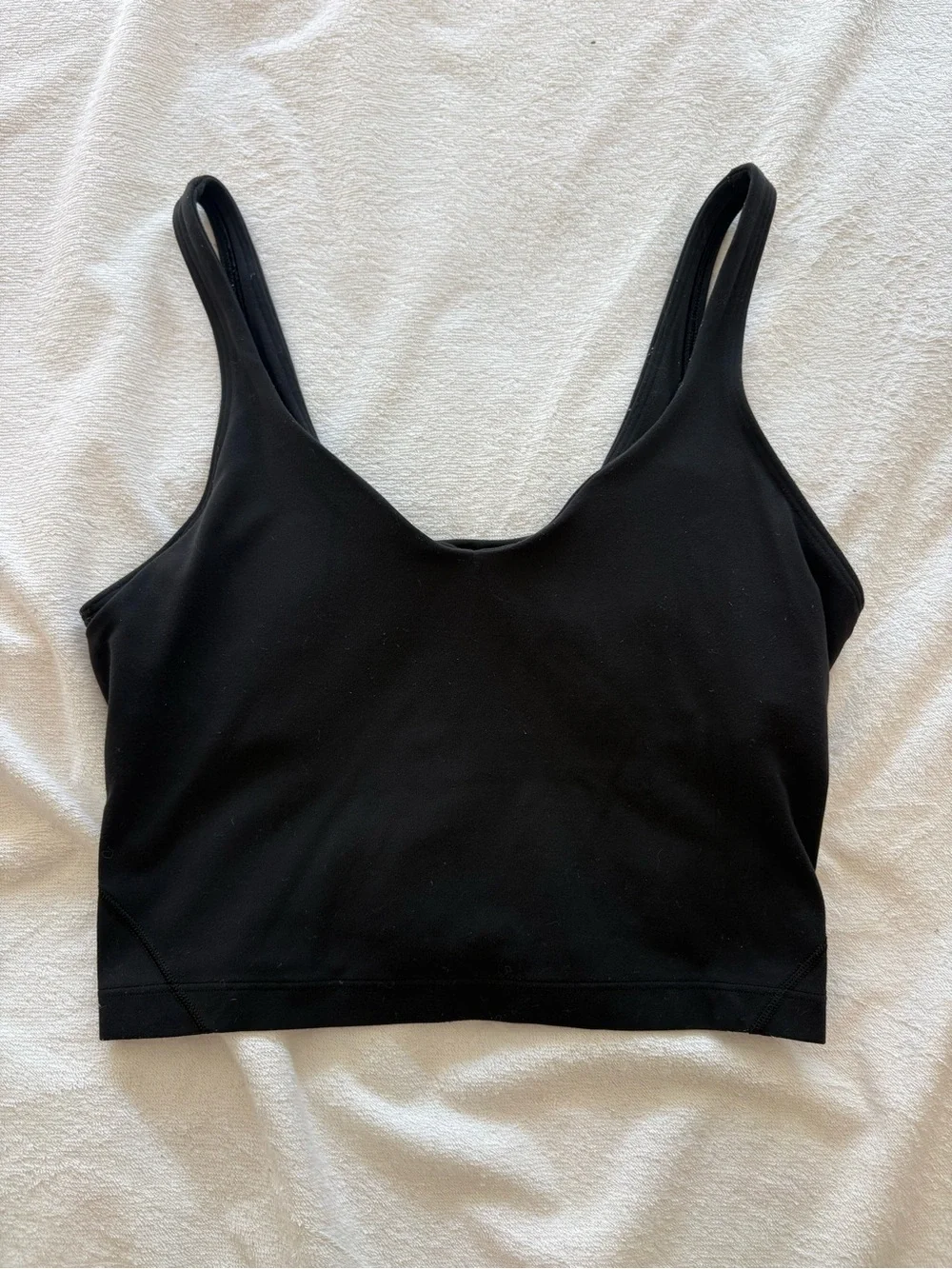 lululemon athletica Black Scoop Sports Bra Tank